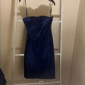 The Limited Midnight Blue Strapless Dress